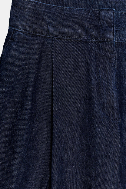 JEANS CULOTTE TIRO ALTO PINZAS
